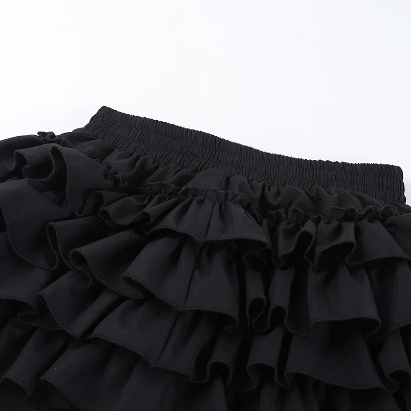 Gothic Lolita Ruffle Skirt - 17