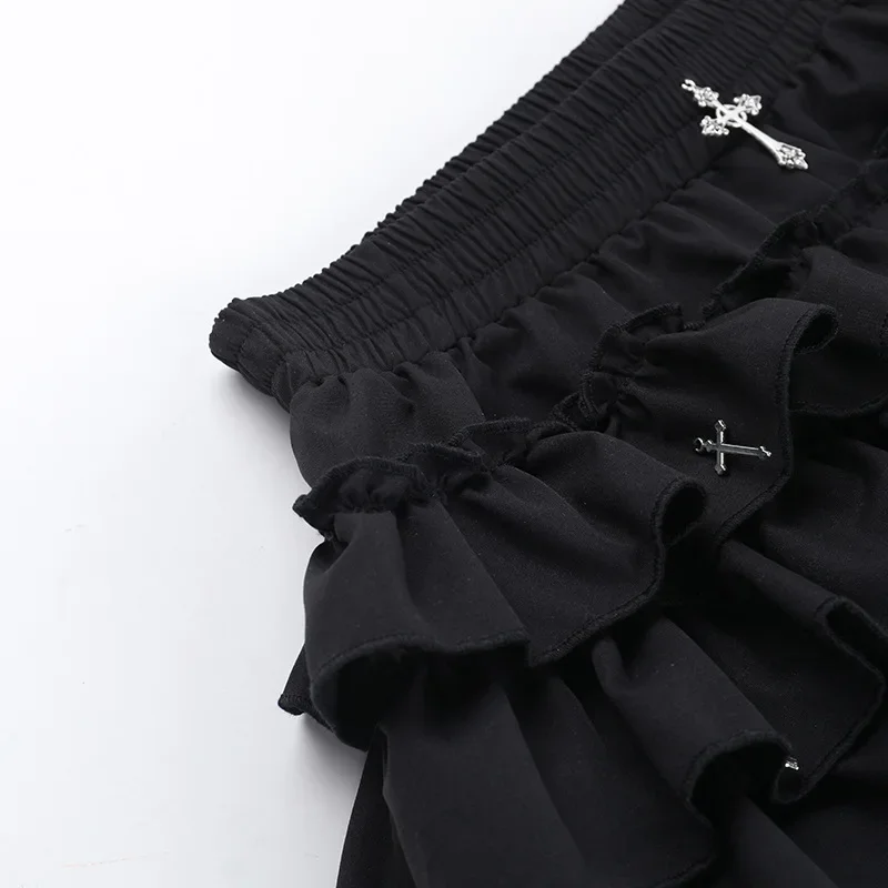 Gothic Lolita Ruffle Skirt - 15