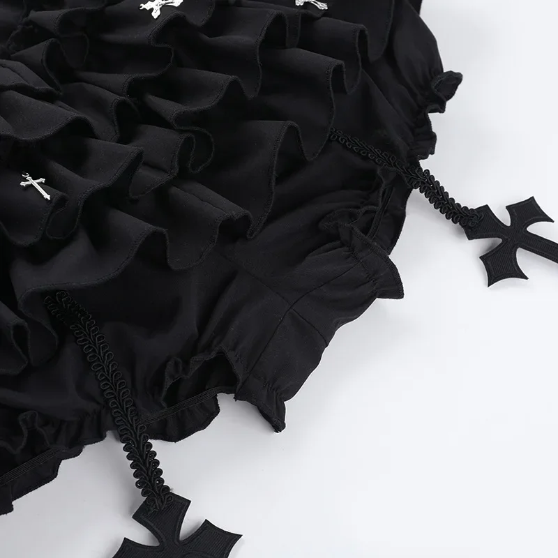 Gothic Lolita Ruffle Skirt - 14
