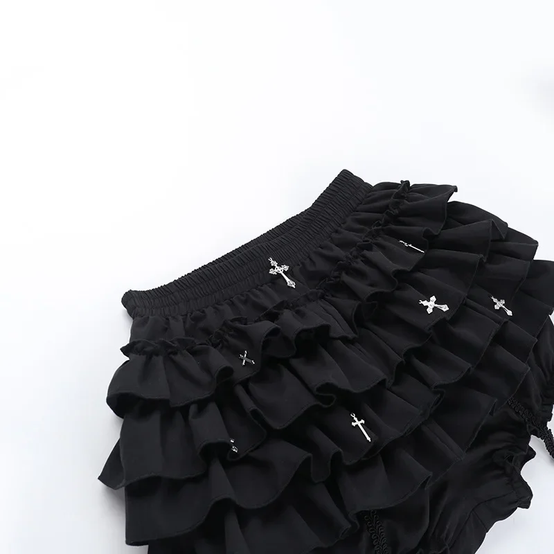 Gothic Lolita Ruffle Skirt - 12