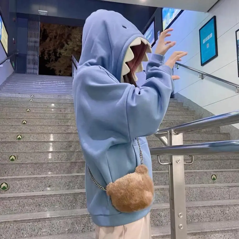 Kawaii Streetwear Shark Hoodie - 7