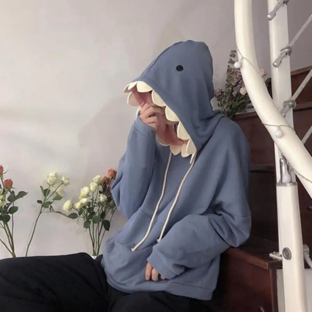 Kawaii Streetwear Shark Hoodie - 6