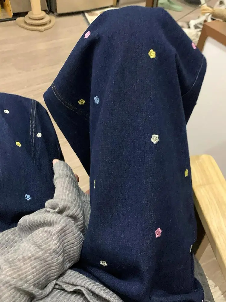 Kawaii Floral Wide-Leg Pants