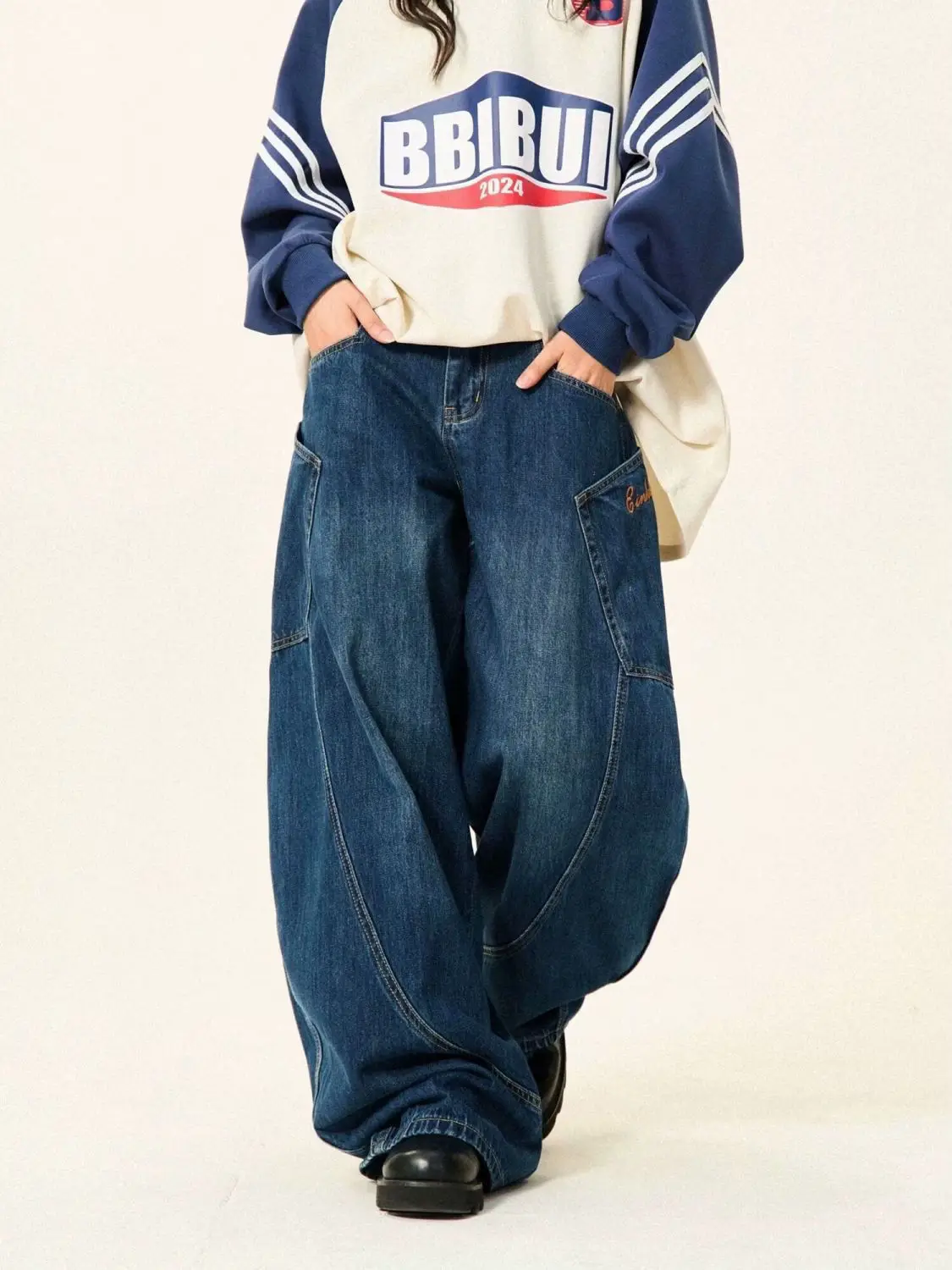 Skater Girl Baggy Cargo Pants - 9