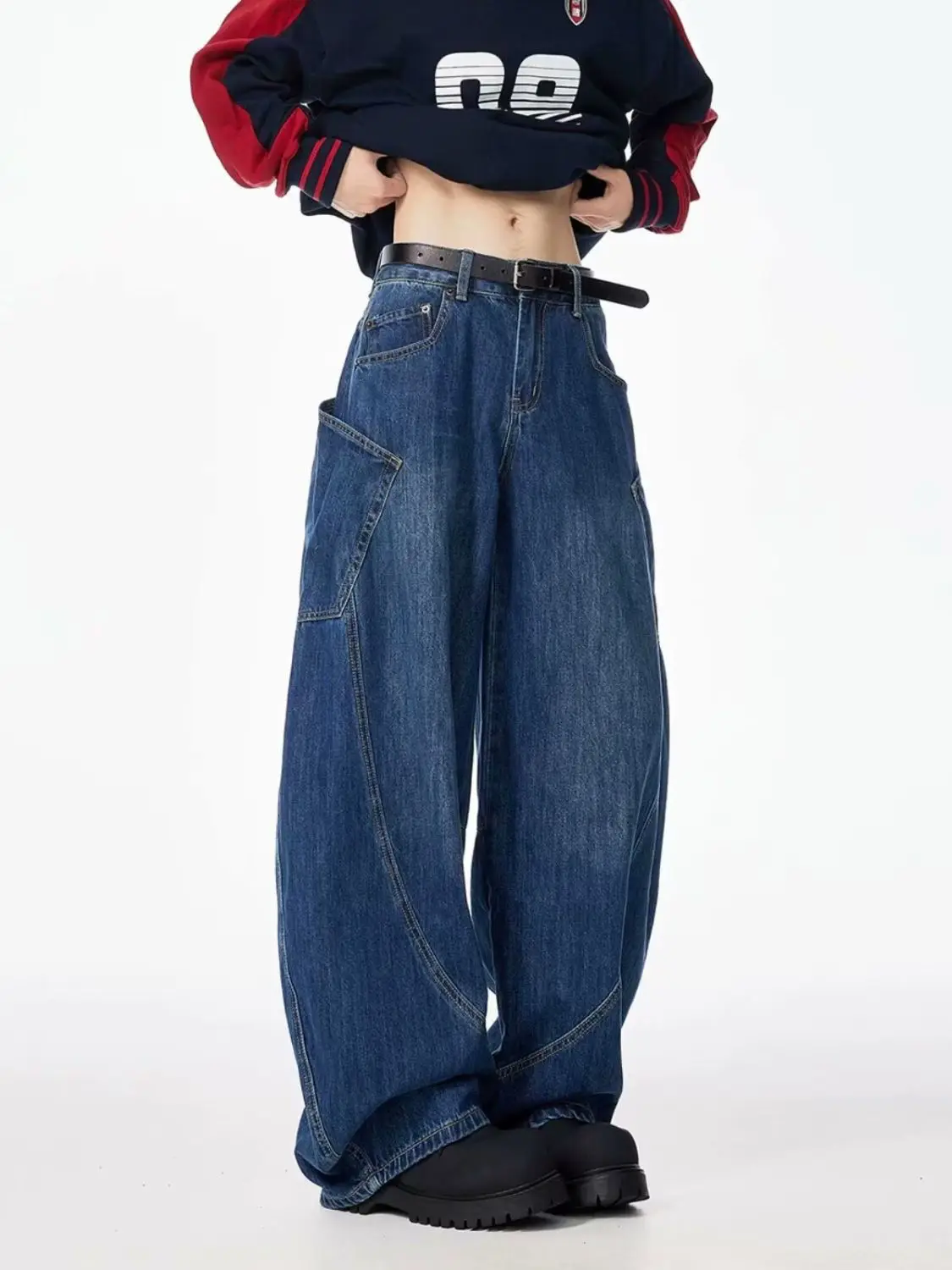 Skater Girl Baggy Cargo Pants - 7