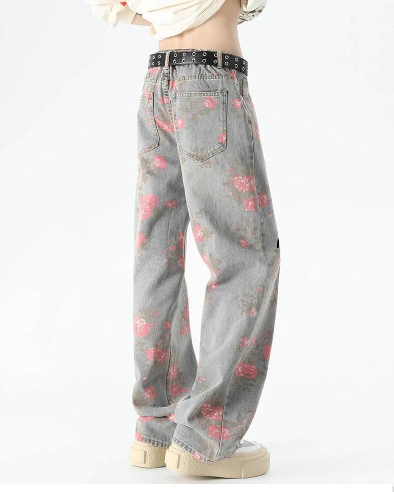 Cottagecore Floral Wide-Leg Pants - 6