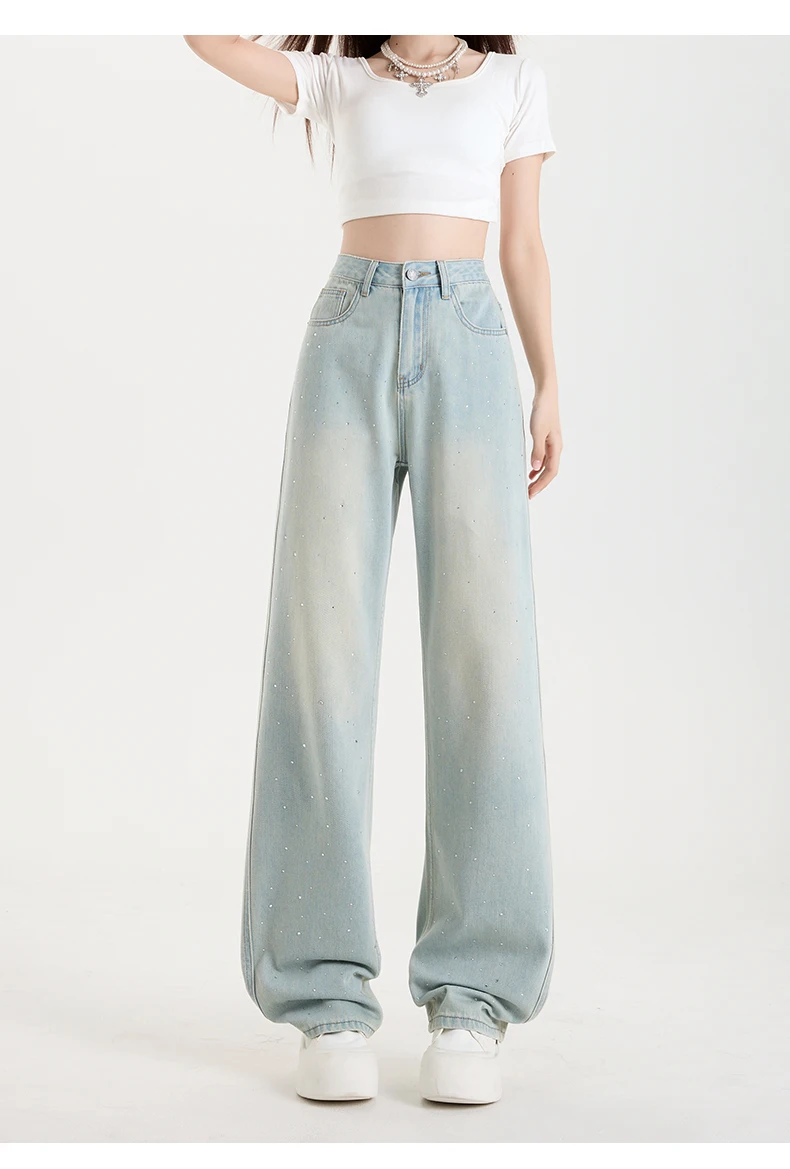 Y2K Streetwear Bedazzled Trousers - 7