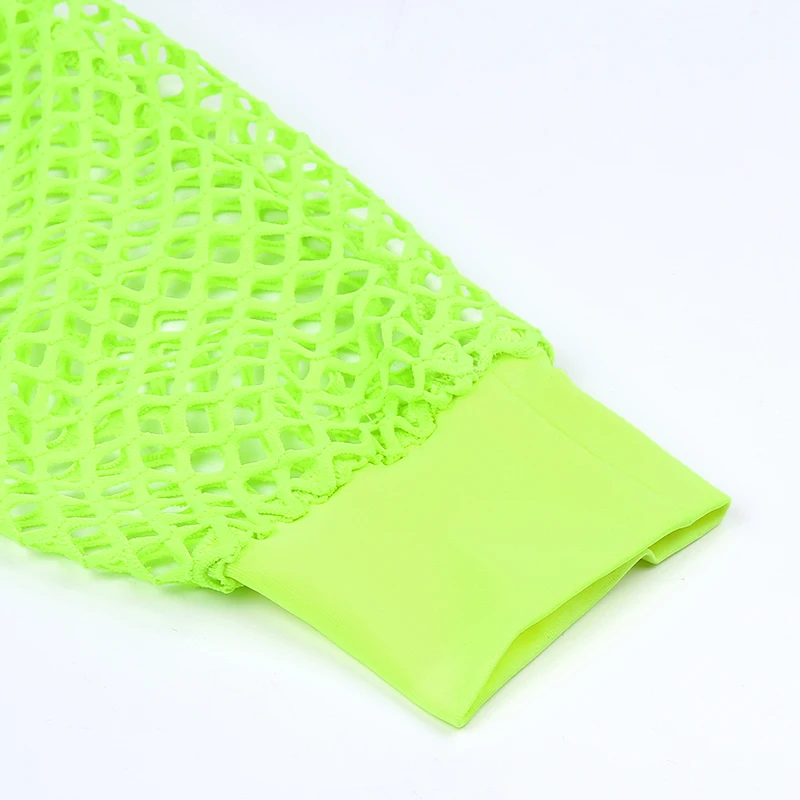 Gothic Punk Fishnet Crop Top