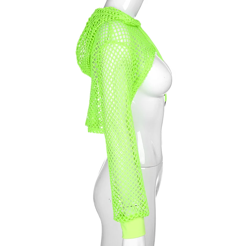 Gothic Punk Fishnet Crop Top