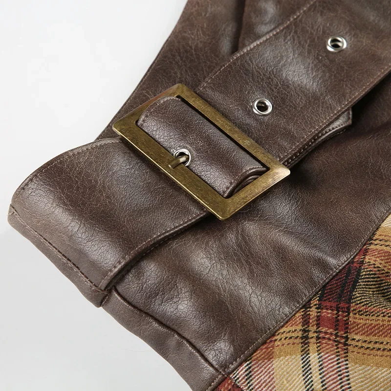 Grunge Punk Patchwork Skirt - 13