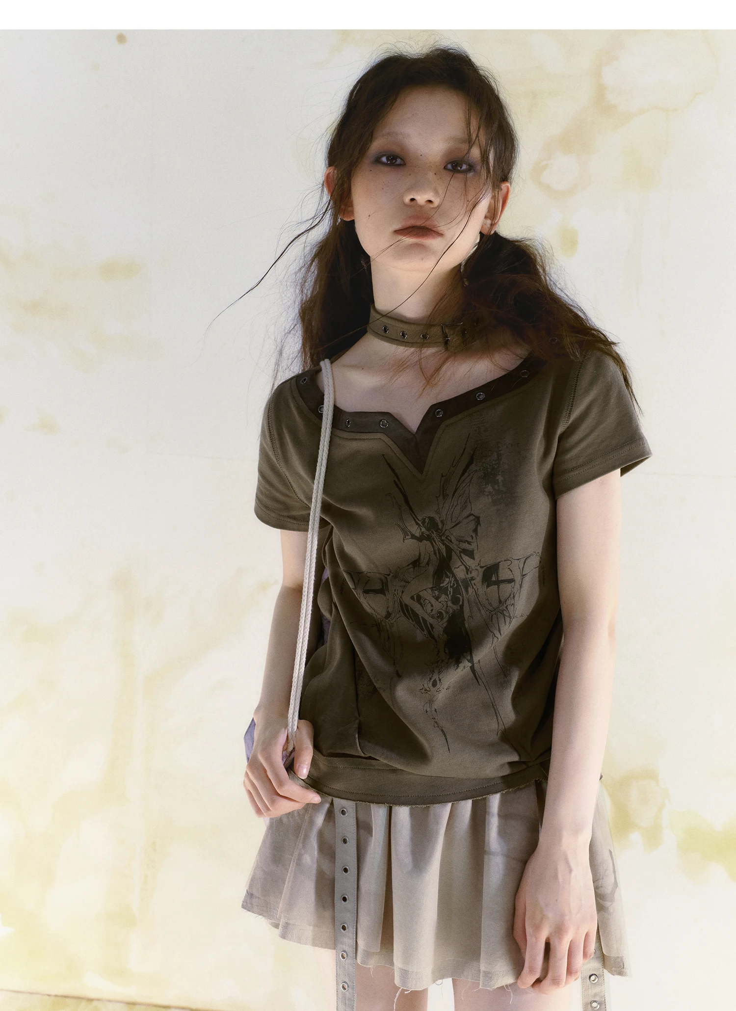 Gothic Punk Graphic T-Shirt - 8