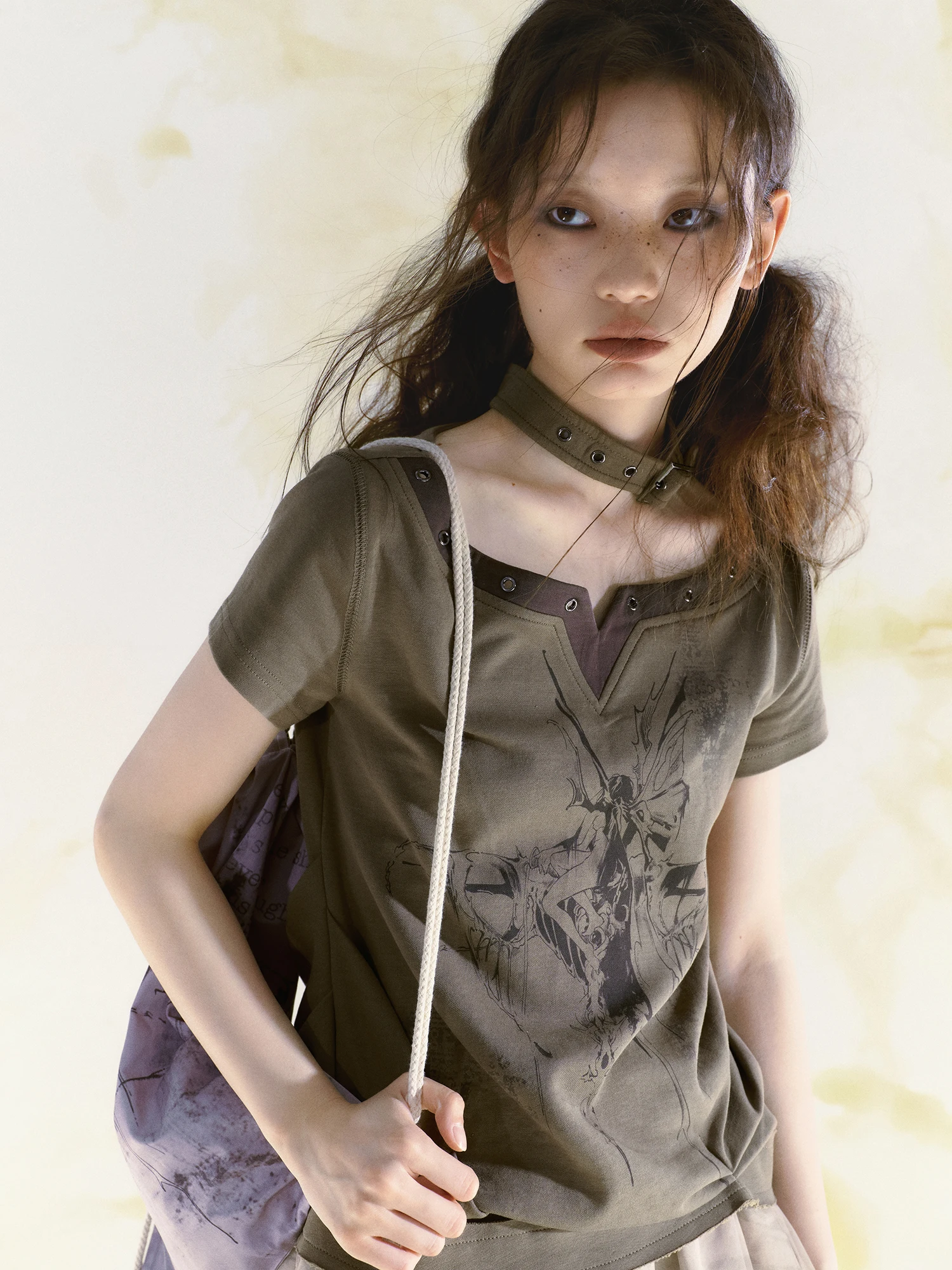 Gothic Punk Graphic T-Shirt - 1