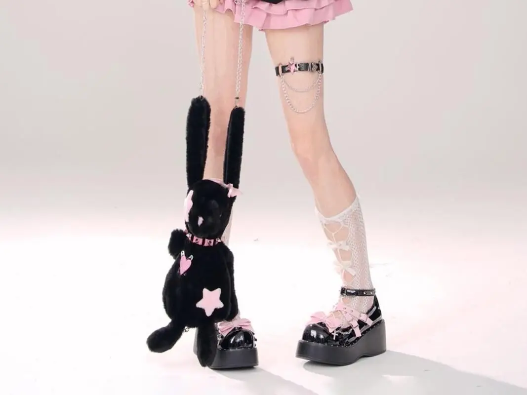 Gothic Lolita Ruffled Mini Skirt - 32