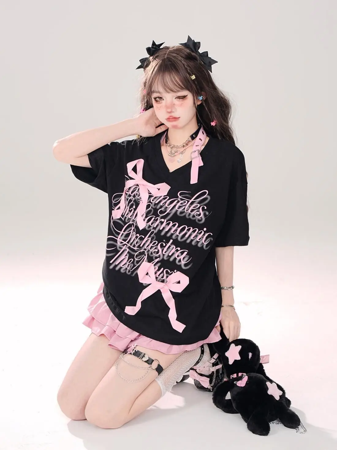 Gothic Lolita Ruffled Mini Skirt - 29