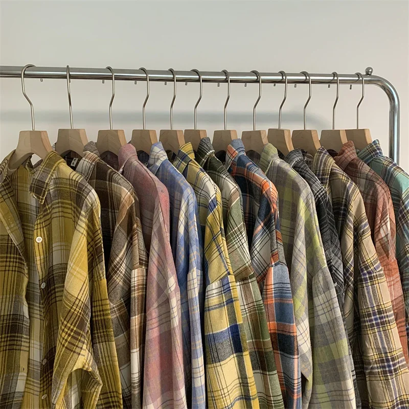 Egirl Oversized Plaid Shirt - 3 Egirl Oversized Plaid Shirt - 3