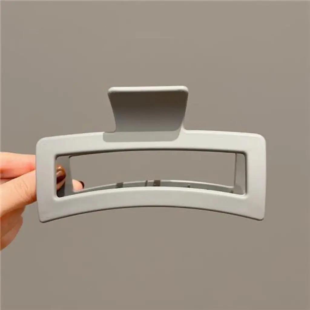 Minimalist Aesthetic Rectangular Hair Claw Clips - 7
