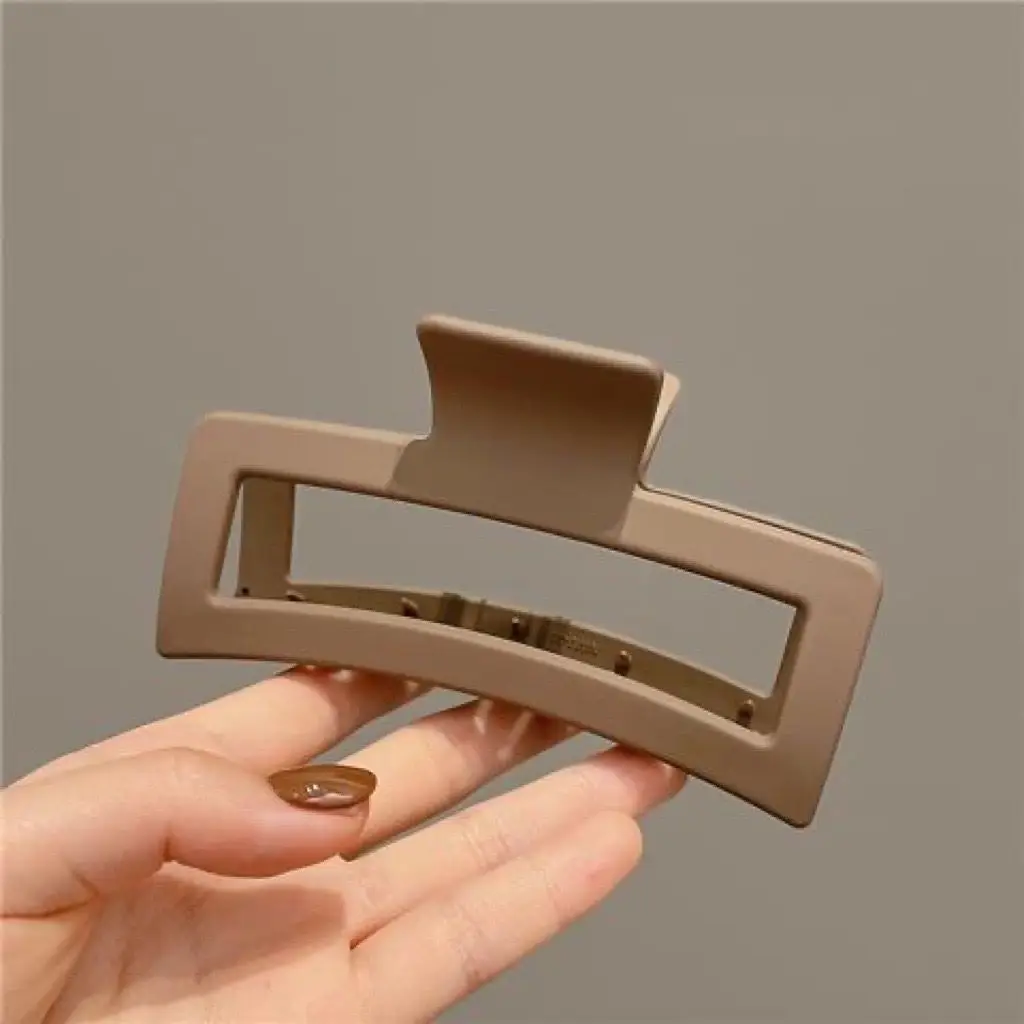 Minimalist Aesthetic Rectangular Hair Claw Clips - 8