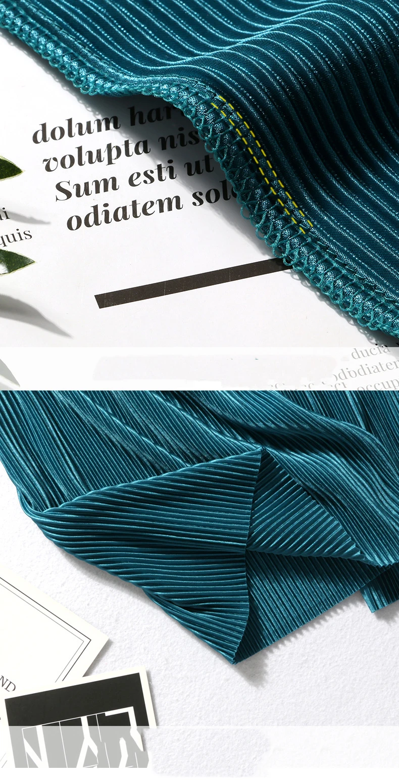 Cottagecore Pleated Wide-Leg Trousers - 7