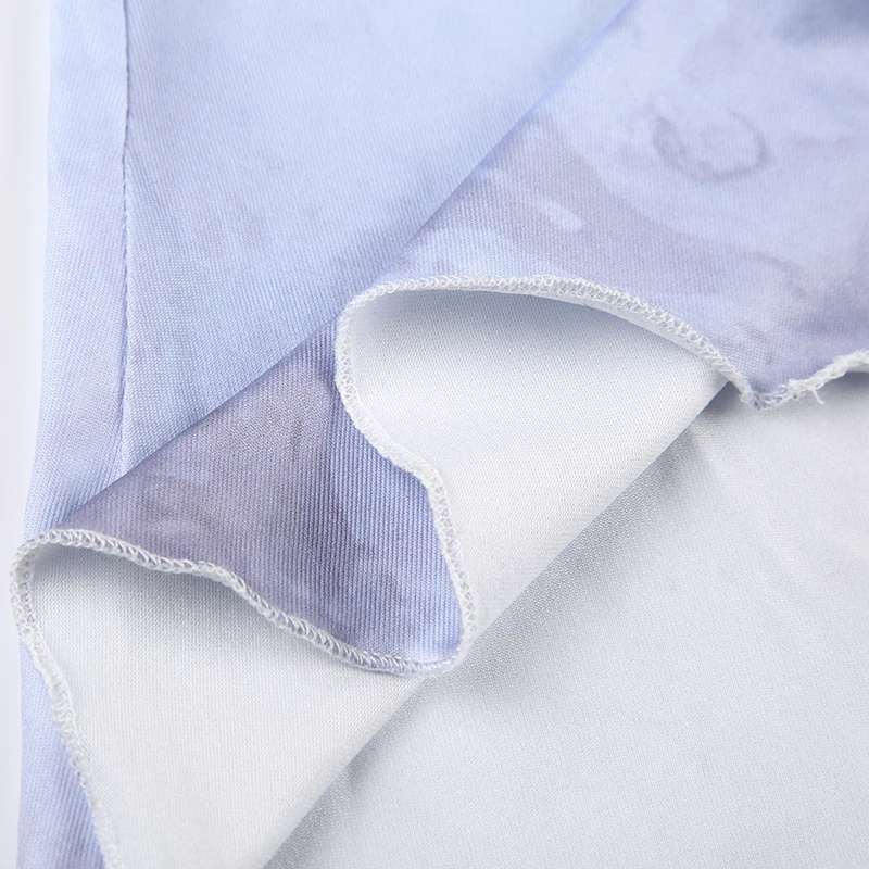 Mermaidcore Skeleton Print Maxi Dress - 3