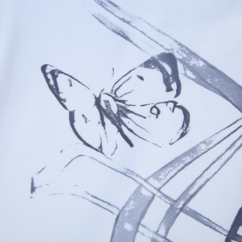 Mermaidcore Skeleton Print Maxi Dress - 4