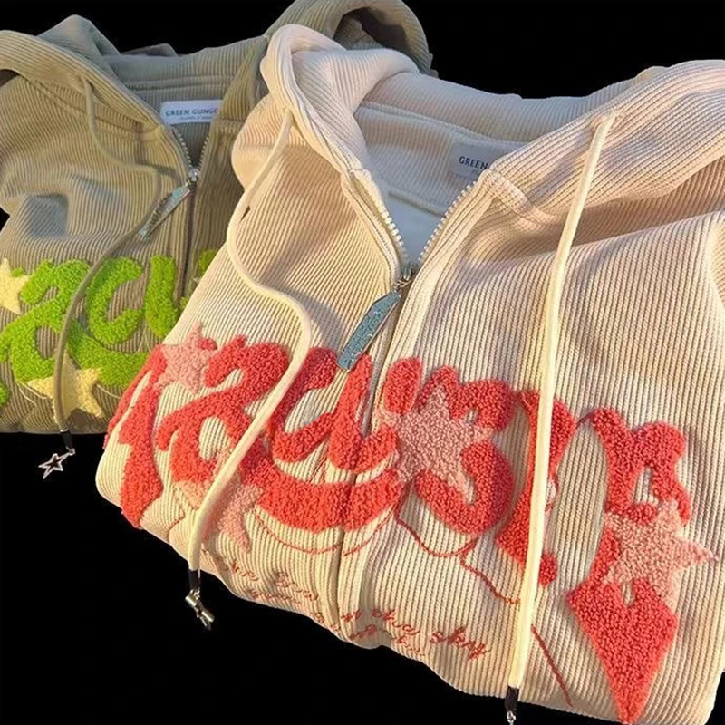 Cottagecore Celestial Embroidered Hoodie - 5