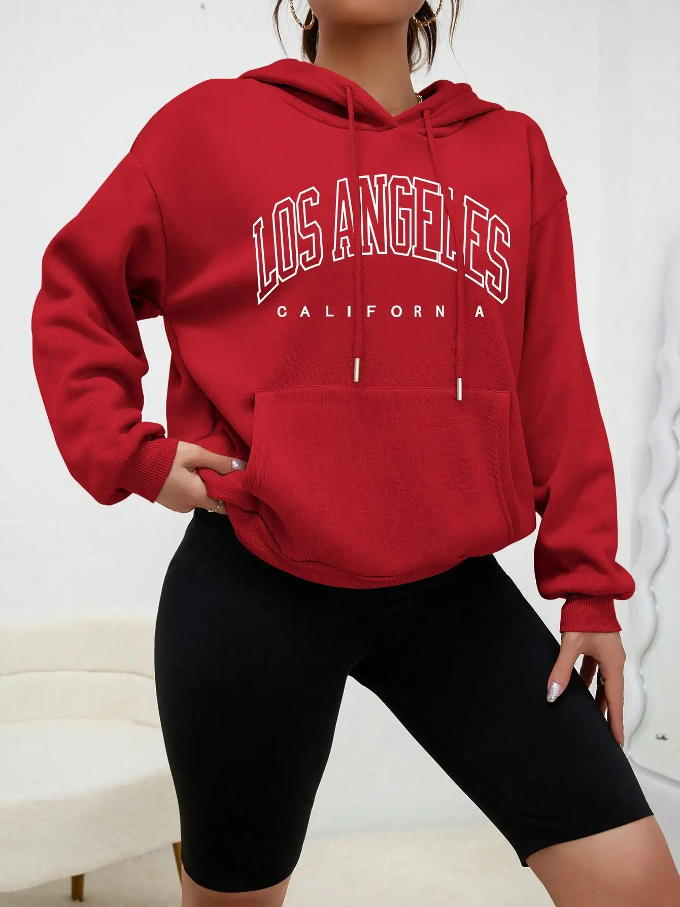 Y2K Sporty Vintage Los Angeles Hoodie - 4 Y2K Sporty Vintage Los Angeles Hoodie - 4