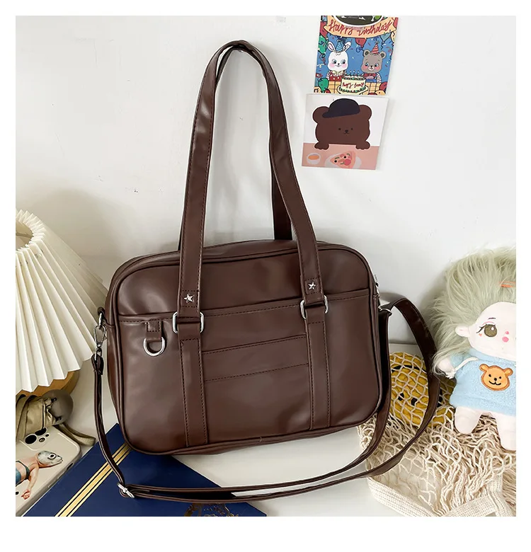 Preppy Style Shoulder Bag - 28