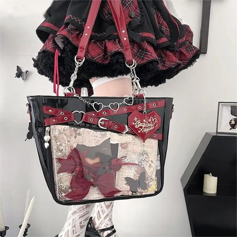 Y2k Gothic Aesthetic Underarm Bag - 6